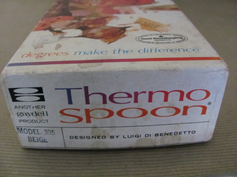 Vintage Thermo Spoon 1960's Gaydell Thermo Spoon Etsy