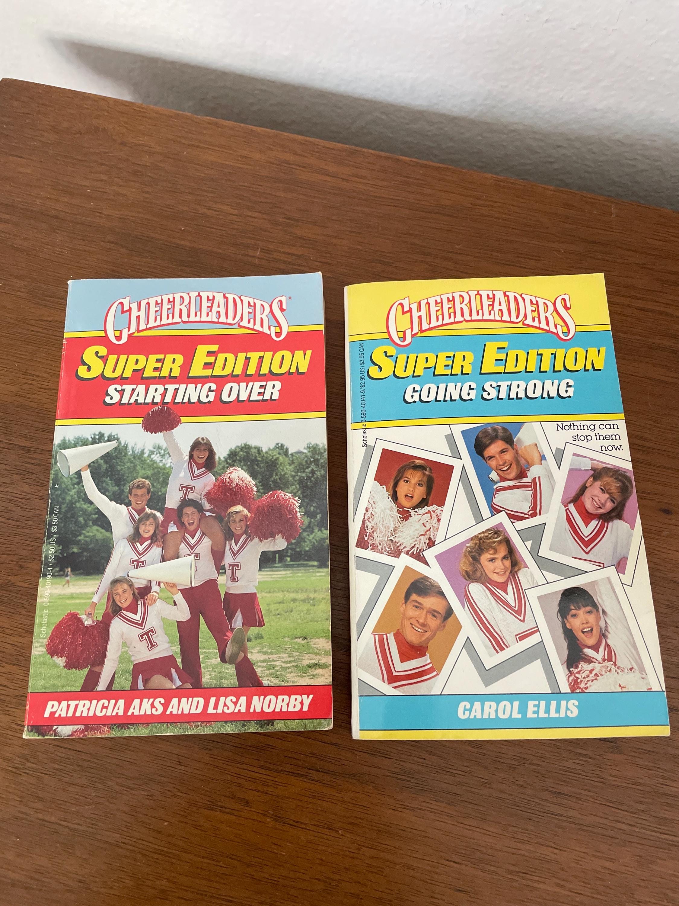 Vintage 1980's Cheerleaders Books, Super Editions, Starting Over, Going Strong, Scholastic Books, Teen, Young Adult Series