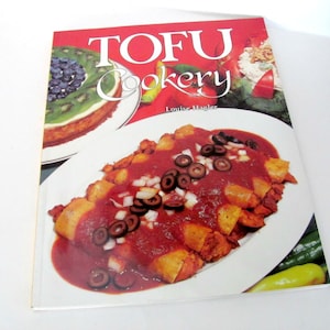 Vintage Tofu Cookbook, 1990&#39;s Tofu Cookery, Tofu Recipes, Vegetarian Cookbook, Recipes
