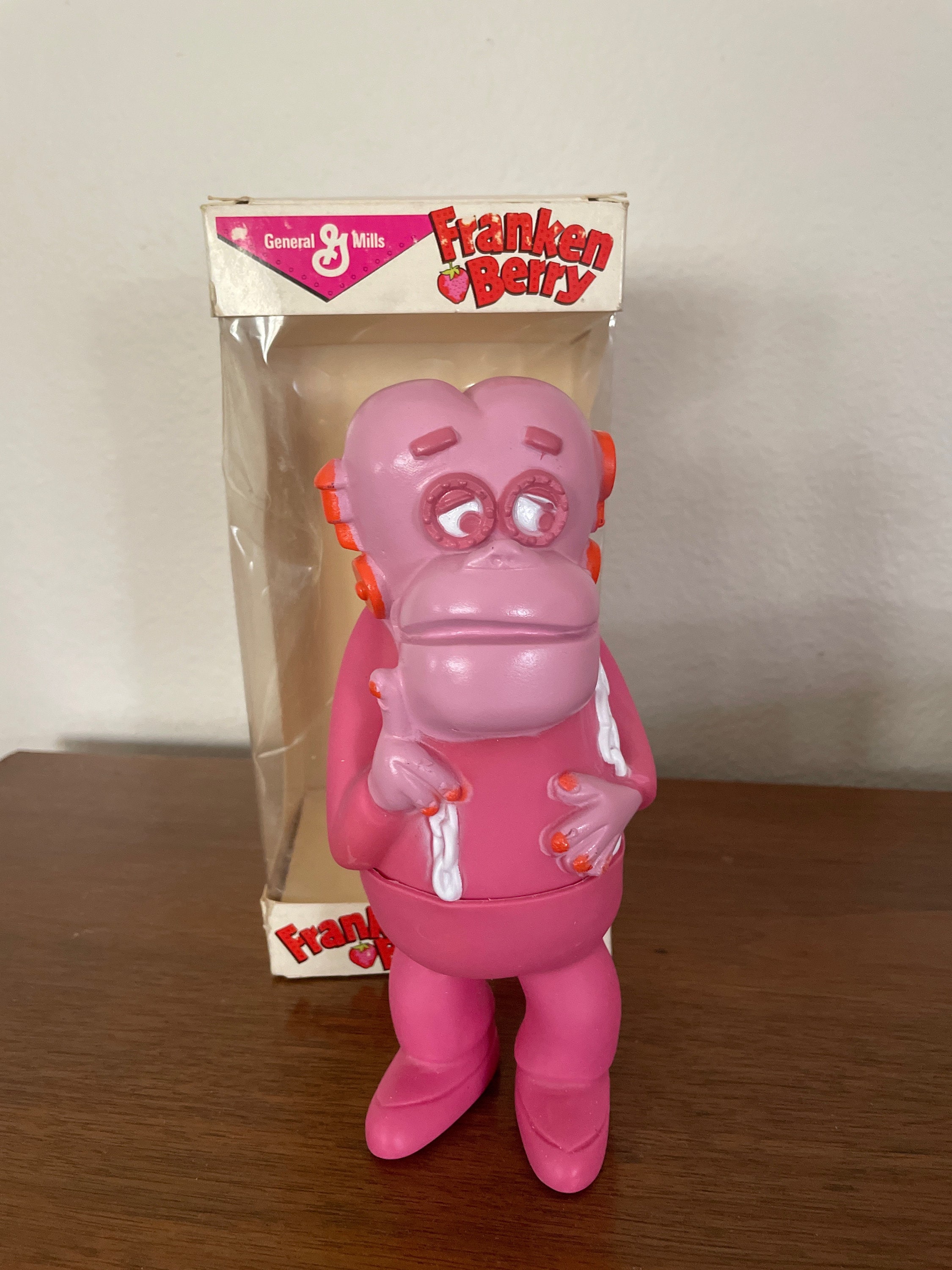Vintage RARE Franken Berry Figure, 1970's Product People Vintage RARE Franken Berry Figure, 1970's Product People