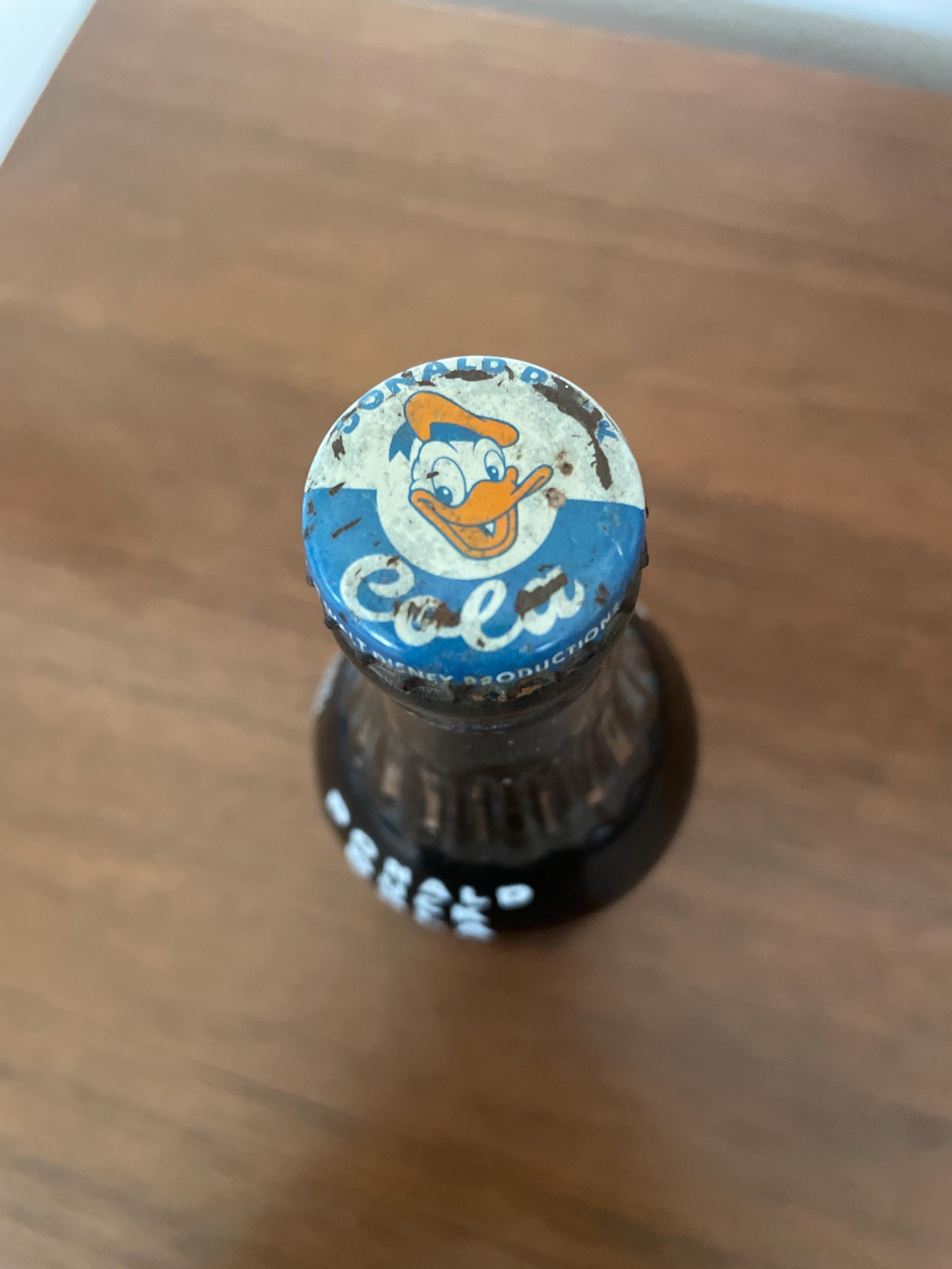Vintage Rare Donald Duck Cola, 1950's Commercial Beverage Co, Walt