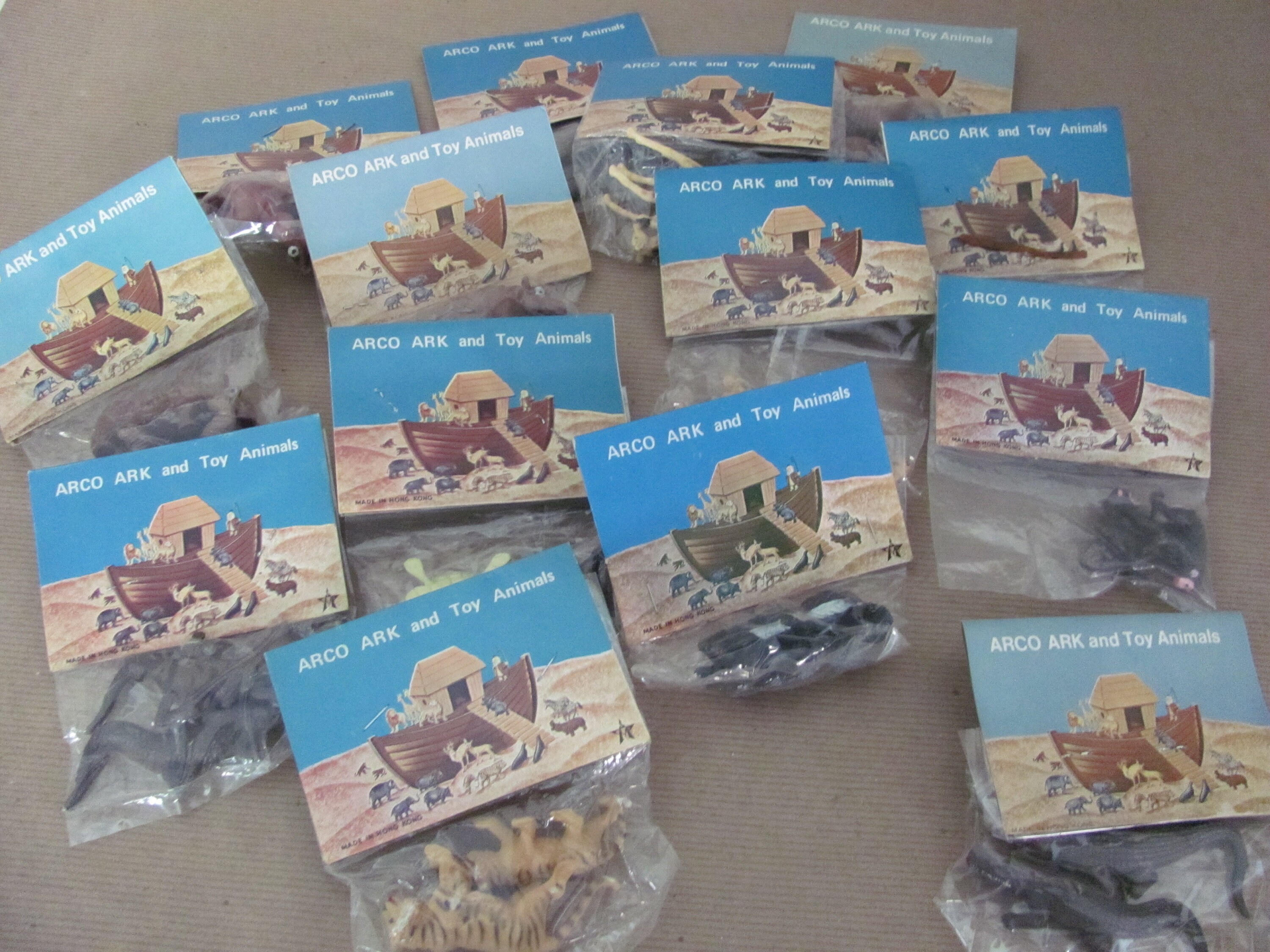 Vintage Noah's Ark Animals, 1970's Arco Plastic Toy Animal Figures, Plastic  Animals, Arco Gas Station Giveway