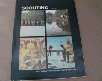 Vintage Boy Scouts Magazine, 1970's Scouting Magazine July-August 1971 Issue, Boy Scouts Collectible