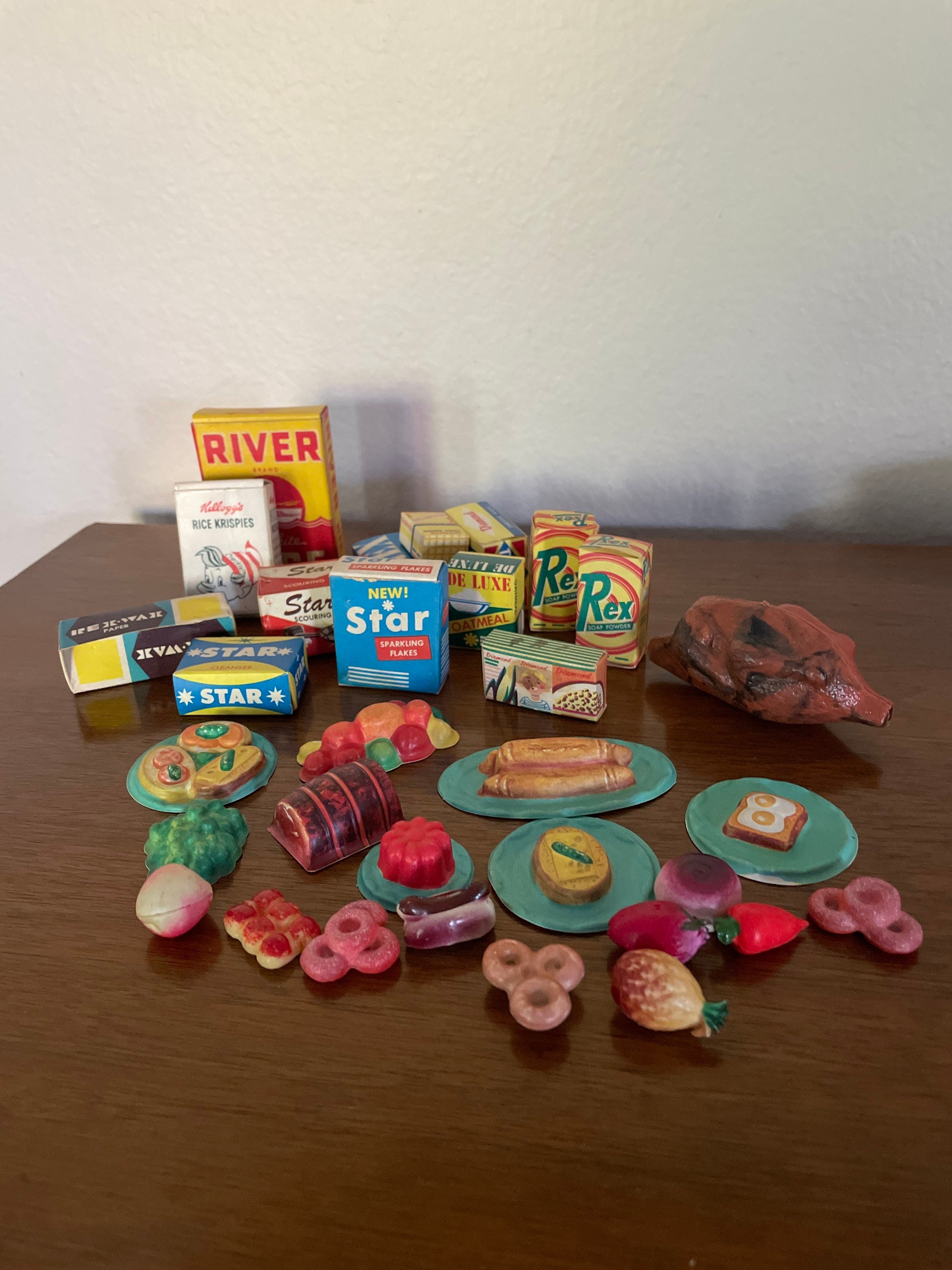 Vintage Barbie Food 80s 90s Retro Doll Size Accessories Cute Collectible 