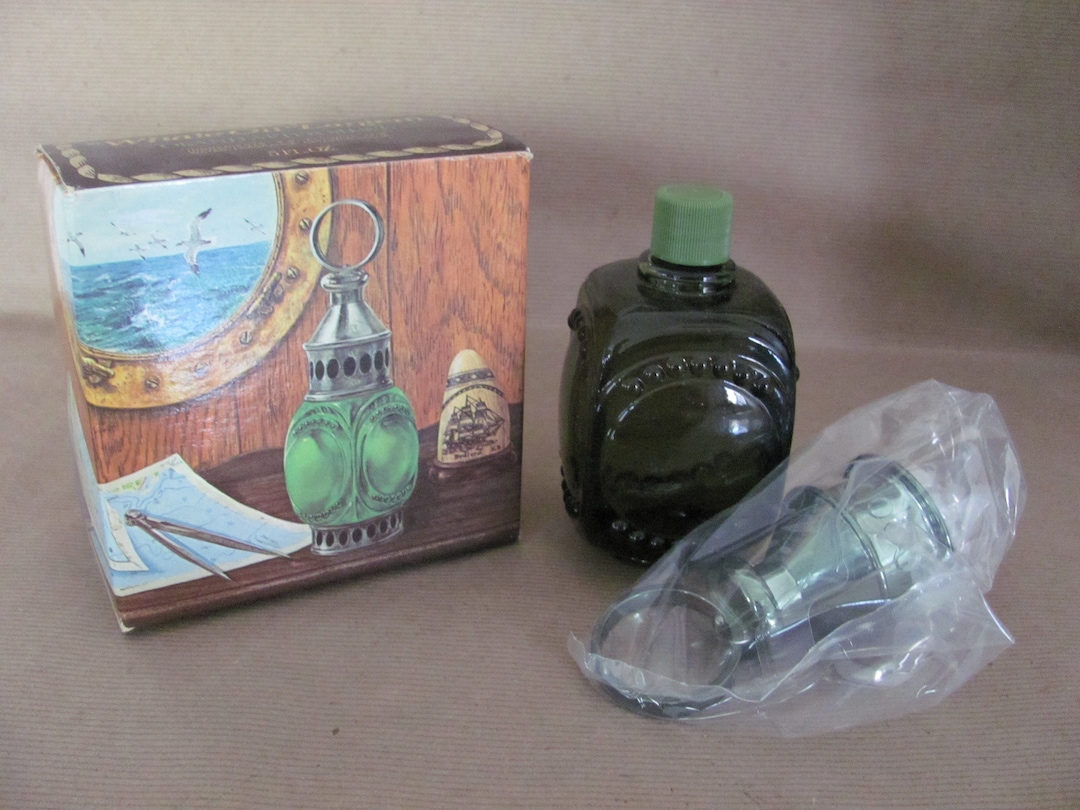 Vintage Avon After Shave, 1970's Avon Whale Oil Lantern Decanter