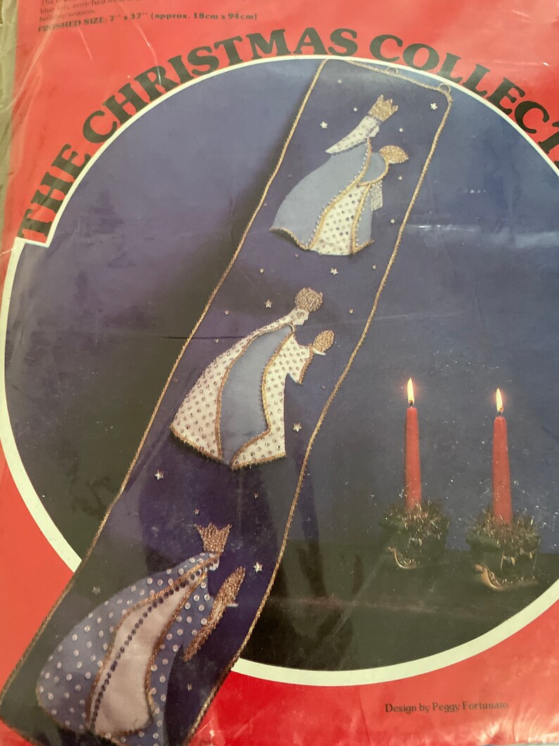 Vintage Christmas Wall Hanging Kit 1970's Paragon We Etsy