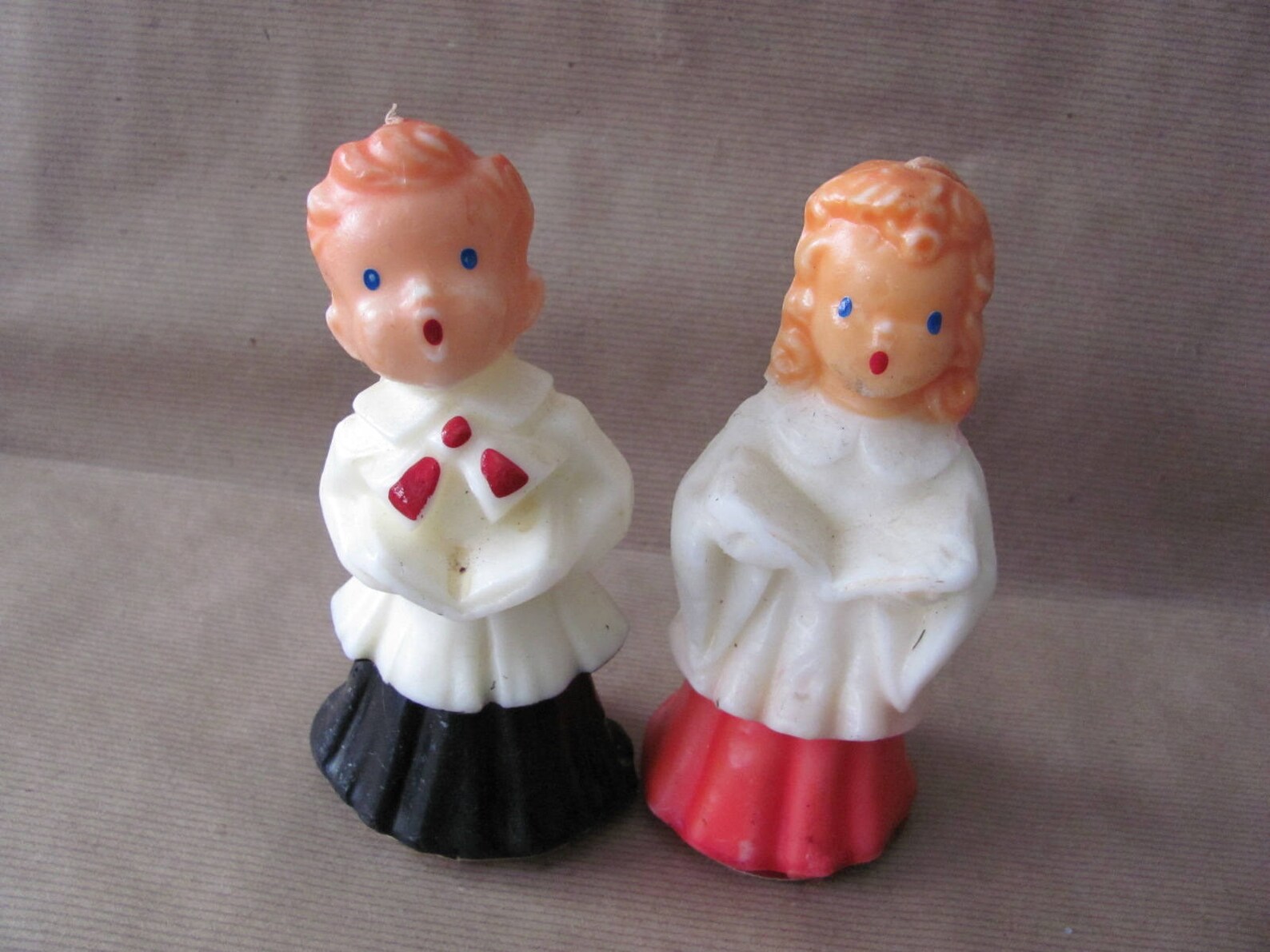 Vintage Christmas Candles 1960's Gurley Caroler Candles Etsy