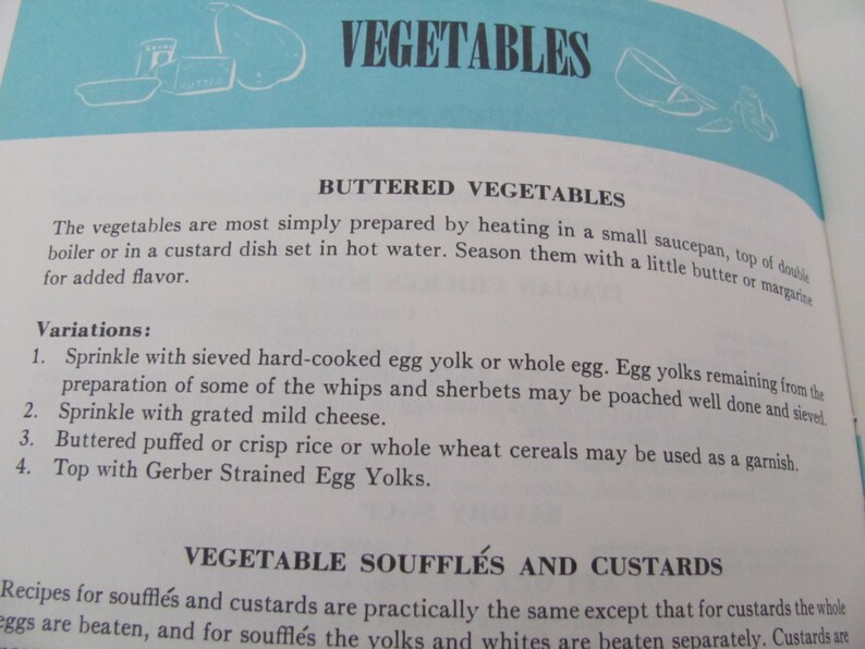 1960/'s Gerber/'s Recipes for Toddlers Baby Recipe Booklet Mid Century Paper Vintage Baby Recipes