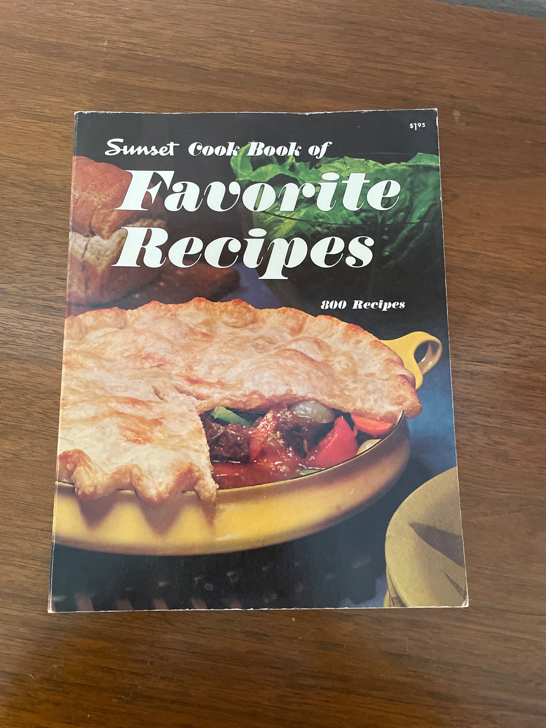 Vintage Favorite Recipe Book, 1970s Sunset Favorite Recipes Cookbook