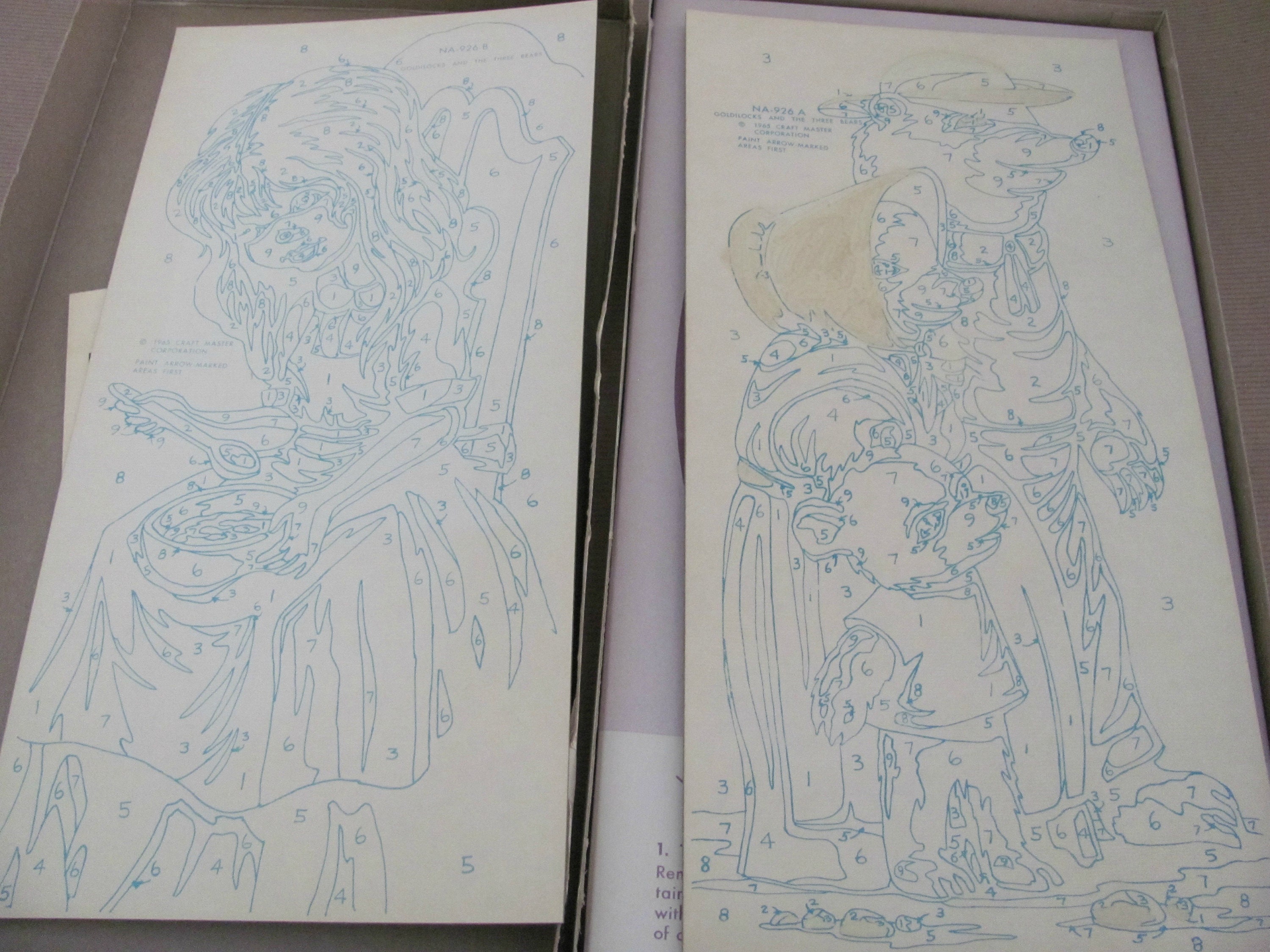 Vintage Paint By Number Kit 1960's Craft Master Oil Etsy