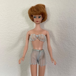 Vintage Barbie Clothes, 1960&#39;s Barbie Undergarments Pak, #919, Barbie Slip, Underwear, Bra