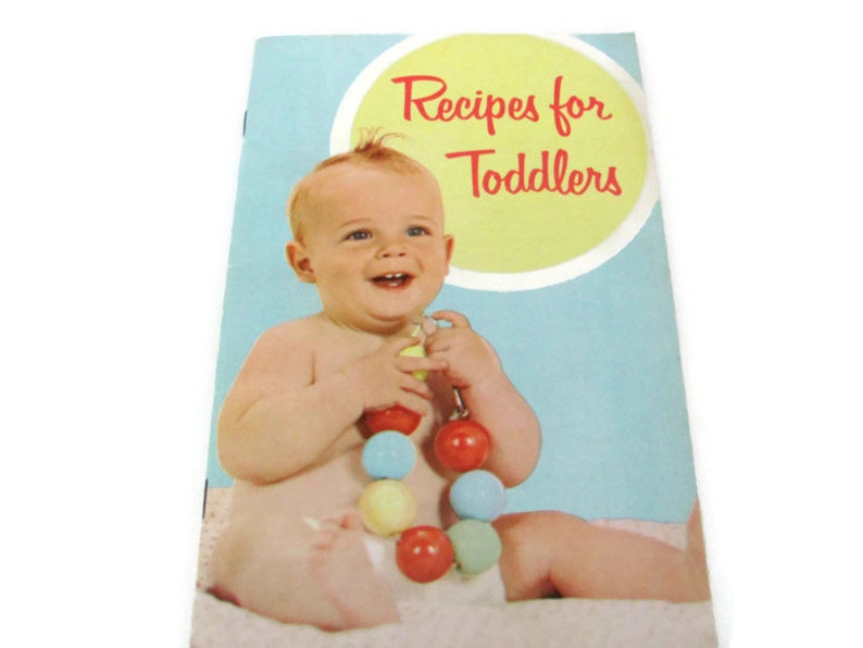 1960/'s Gerber/'s Recipes for Toddlers Baby Recipe Booklet Mid Century Paper Vintage Baby Recipes