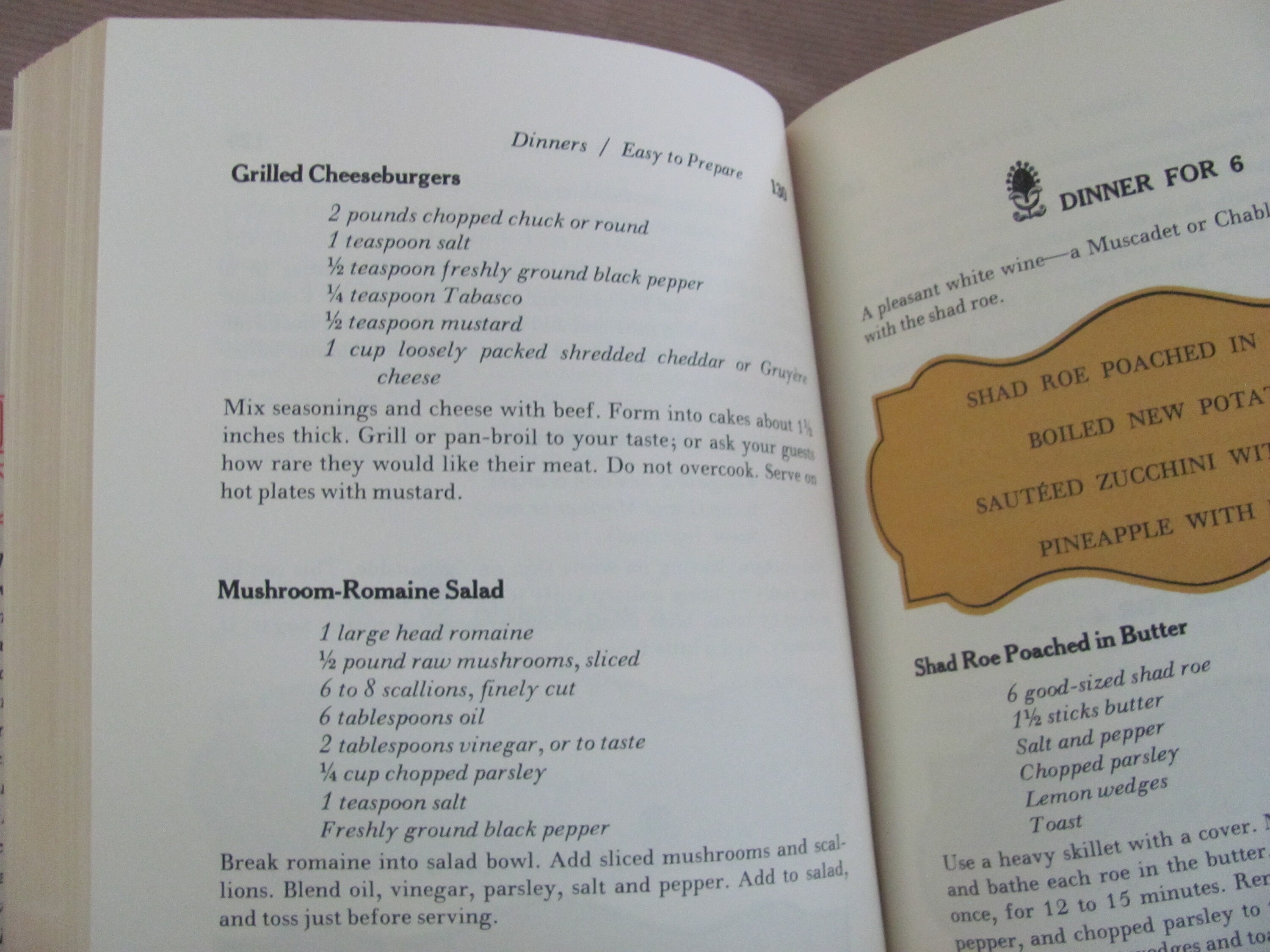 Vintage James Beard Cookbook 1960's Menus for Etsy