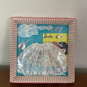 Vintage Rare NOS Barbie Clothes, 1960&#39;s Barbie Floral Petticoat #921, NRFB, NIP Barbie Outfit, Barbie Undergarments, Slip, Panties