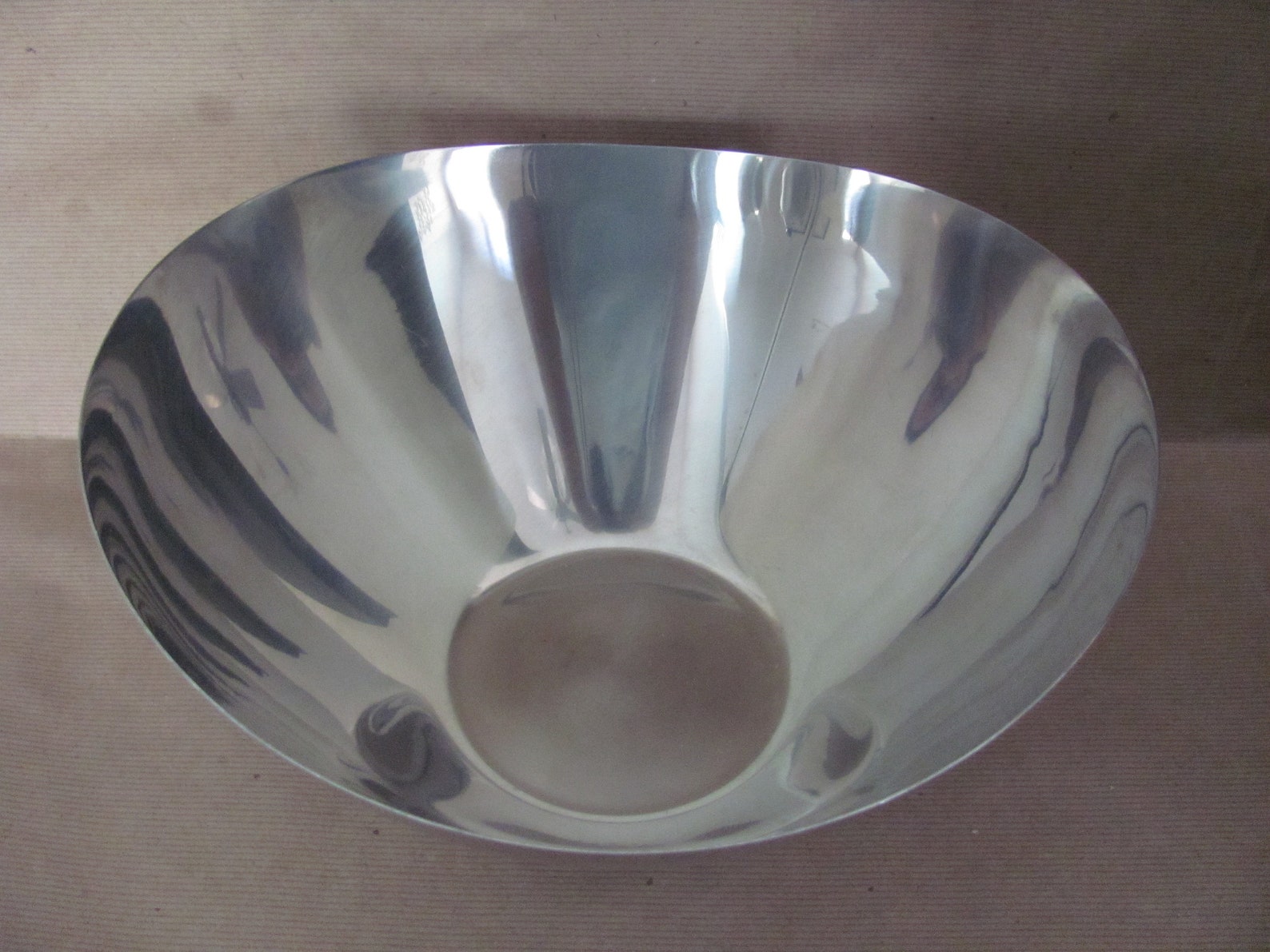 Vintage Salad Serving Bowl 1960's Cordova Stainless Etsy