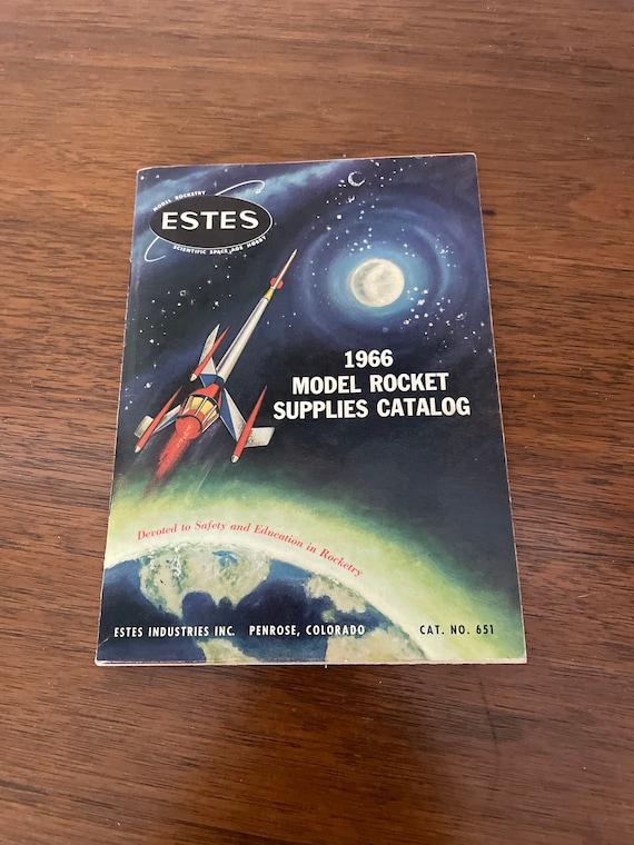 Vintage Model Rocket Catalog 1960's Estes Industries 1966 - Etsy