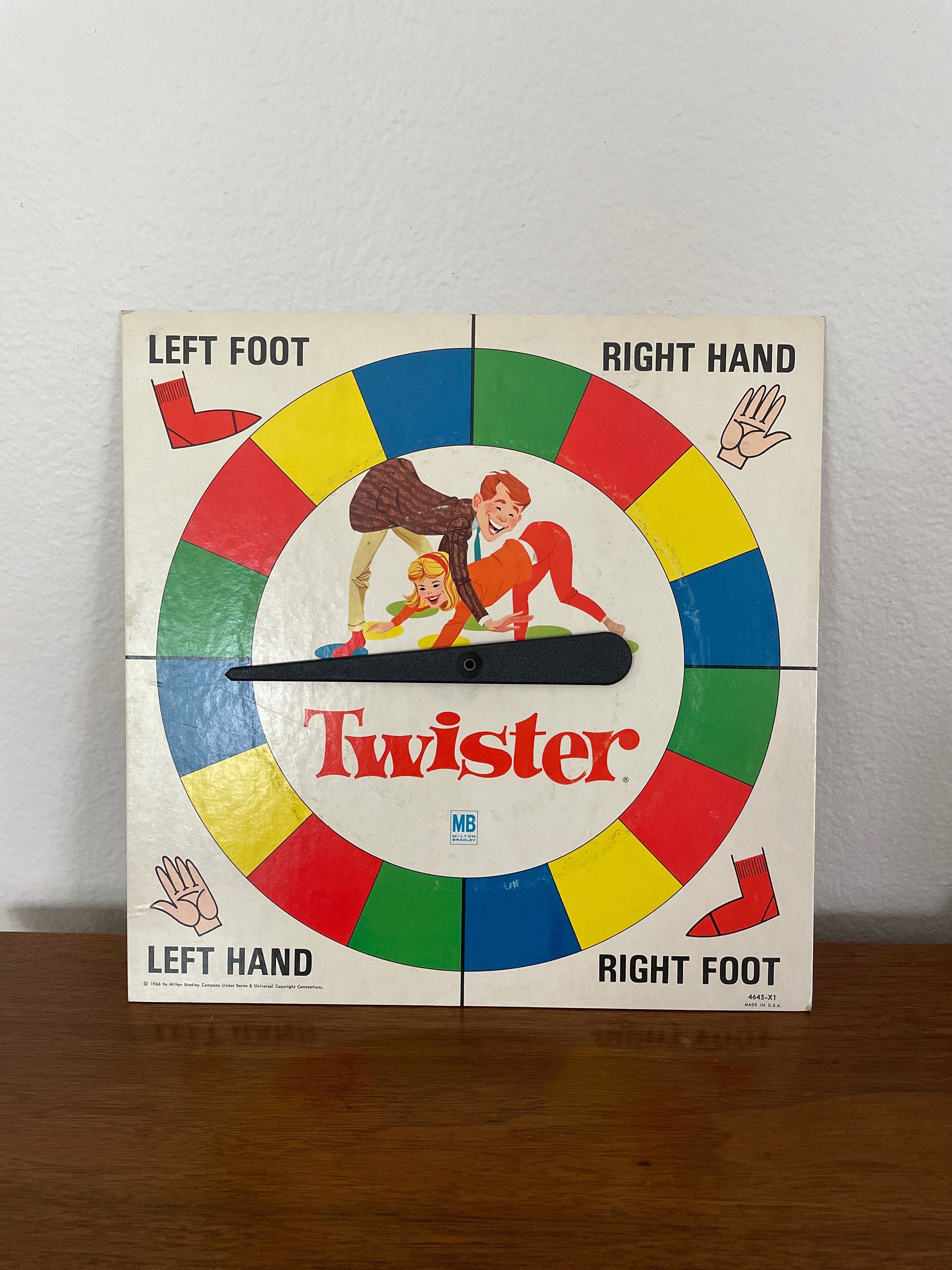 Vintage Twister Game By MB Games Complete