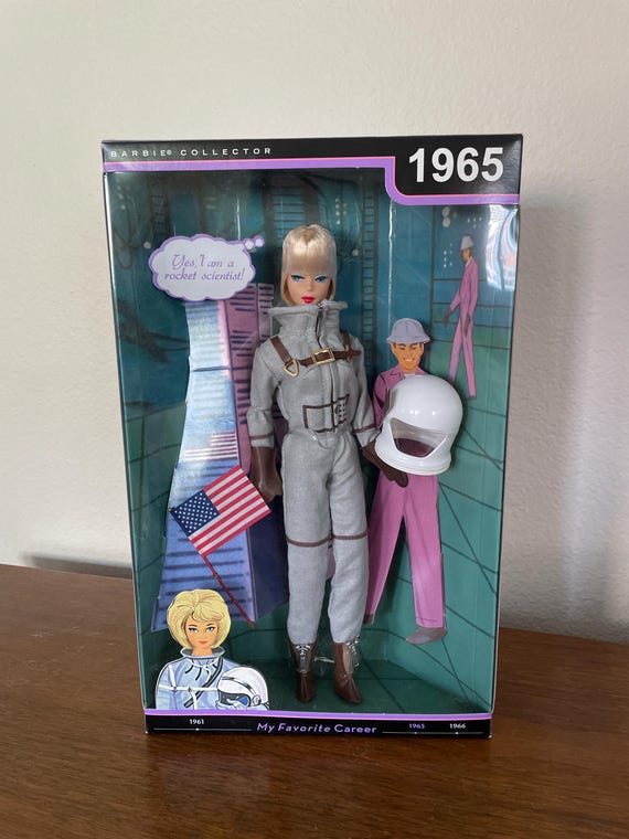Vintage Reproduction Barbie Set My Favorite Career 1965 Blonde American Girl Barbie Gift Set NRFB Miss Astronaut Etsy Canada