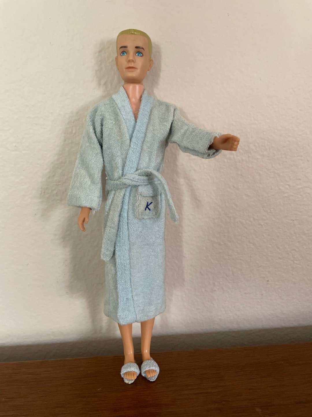 Vintage Ken Doll Outfit, 1960's Ken Robe, Outfit Terry Togs Set 784