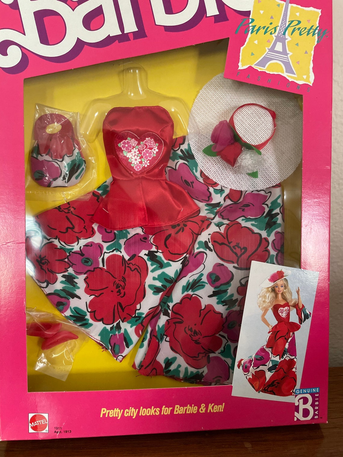 Vintage NOS Barbie Outfit 1980's Barbie Paris Pretty - Etsy