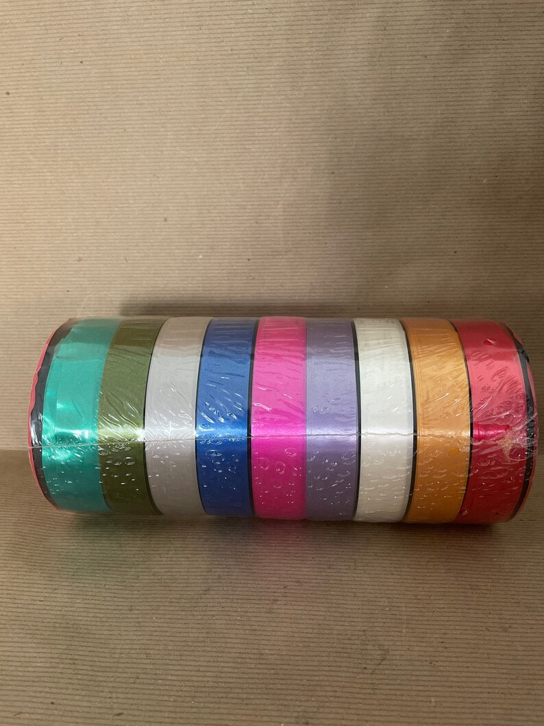 Kay Ribbons Vintage Christmas Ribbon, 1970's Kaycrest Gift Tie Ribbon, NOS, Mod ...