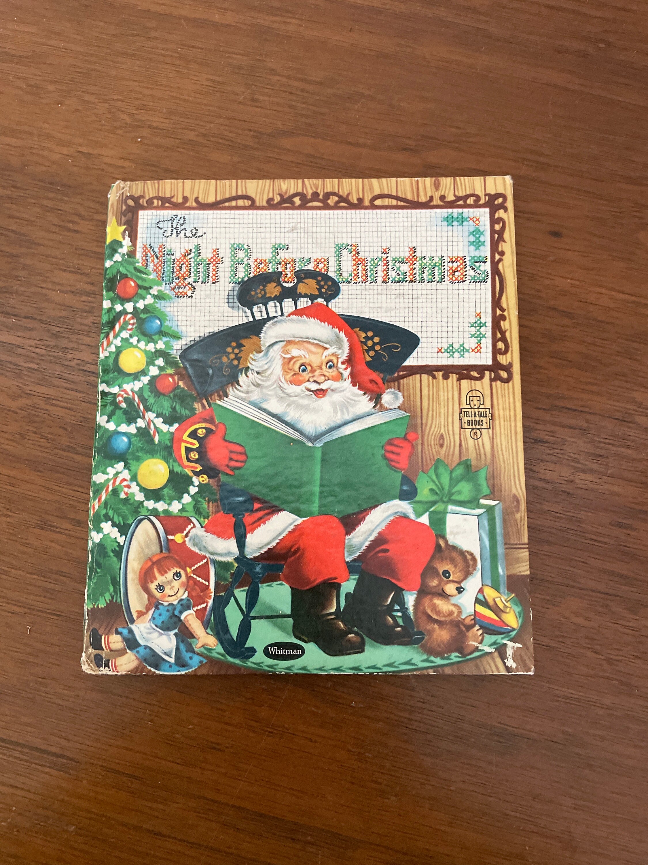 Vintage Christmas Book, 1950's Whitman the Night Before Christmas