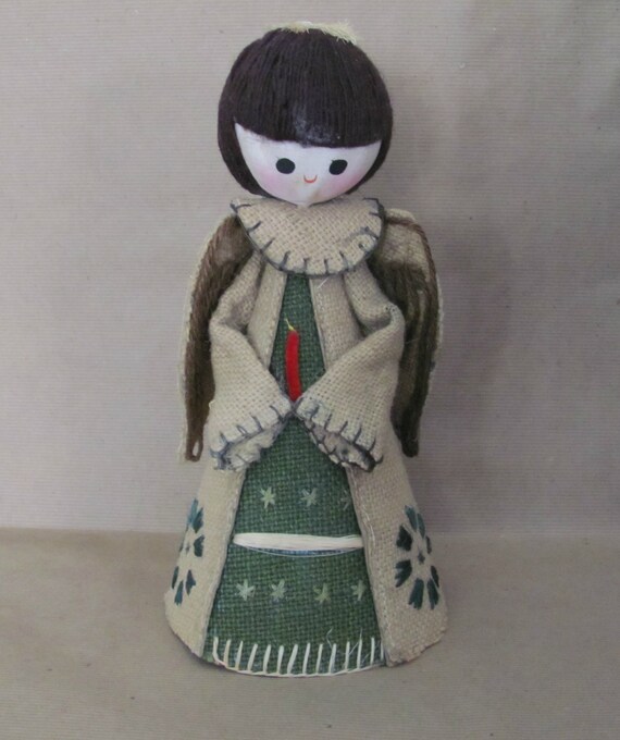avon snow angel tree topper doll