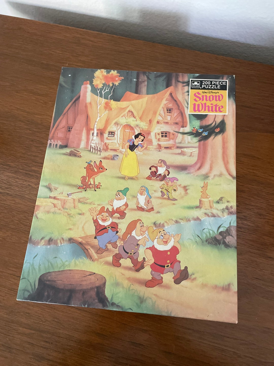 Vintage Walt Disney Jigsaw Puzzle, 1980's Snow White 200 Piece Jigsaw ...