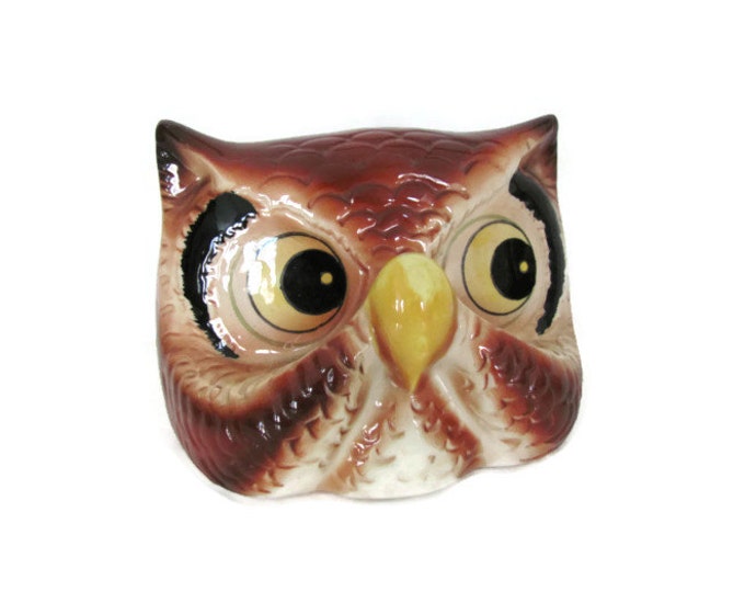 Vintage Owl 1960's Owl Eyeglass Holder Ceramic Owl Etsy