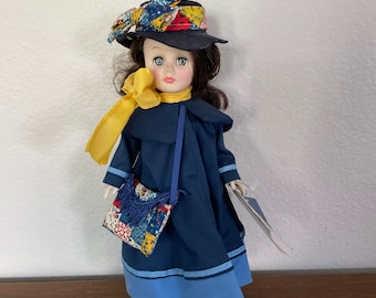 Vintage Mary Poppins Doll, 1970's Effanbee Mary Poppins Doll, Walt Disney Movie Collectible Doll