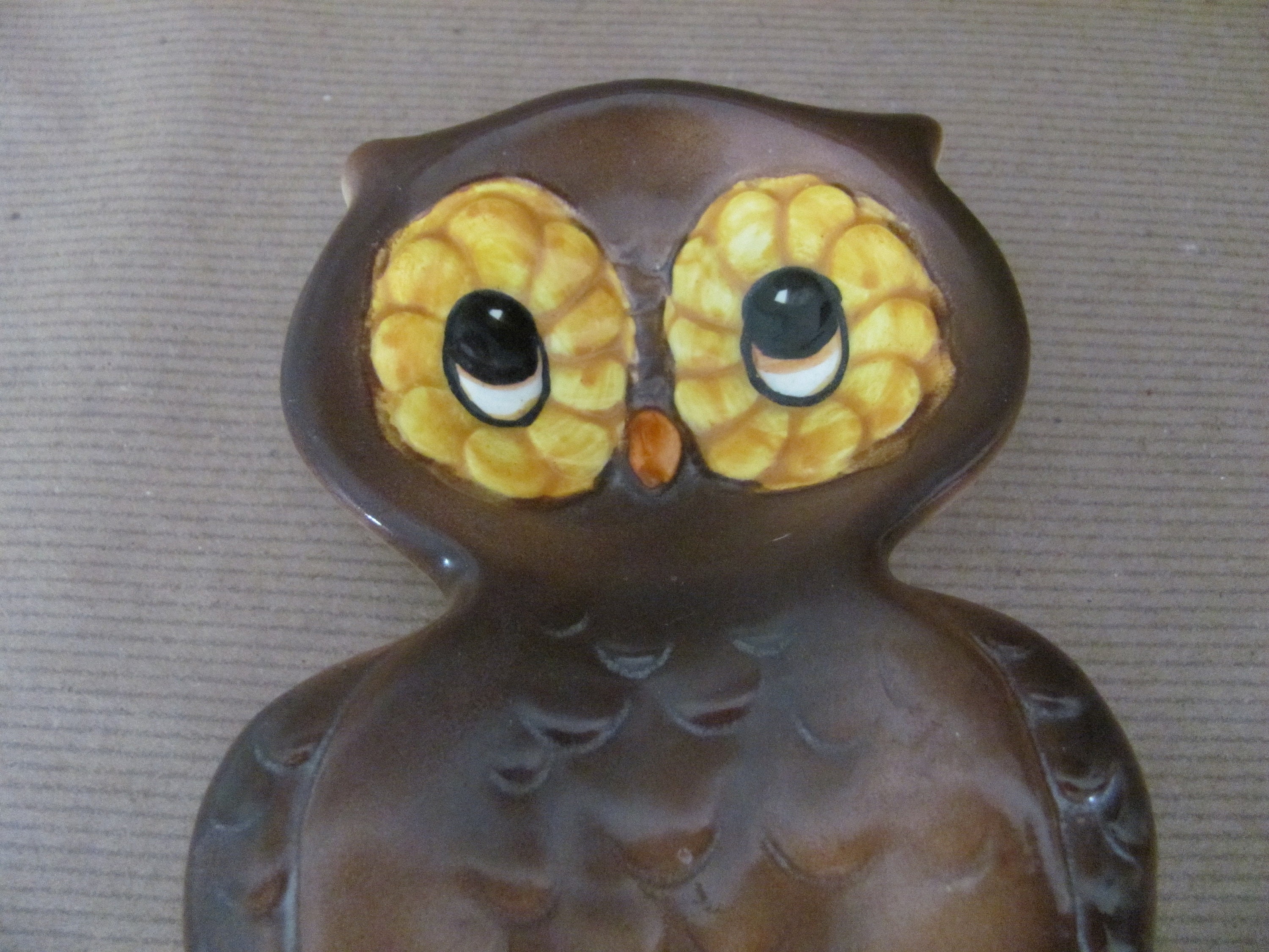 Vintage Owl Spoon Rest 1970's Lorrie Design Ceramic Owl Etsy