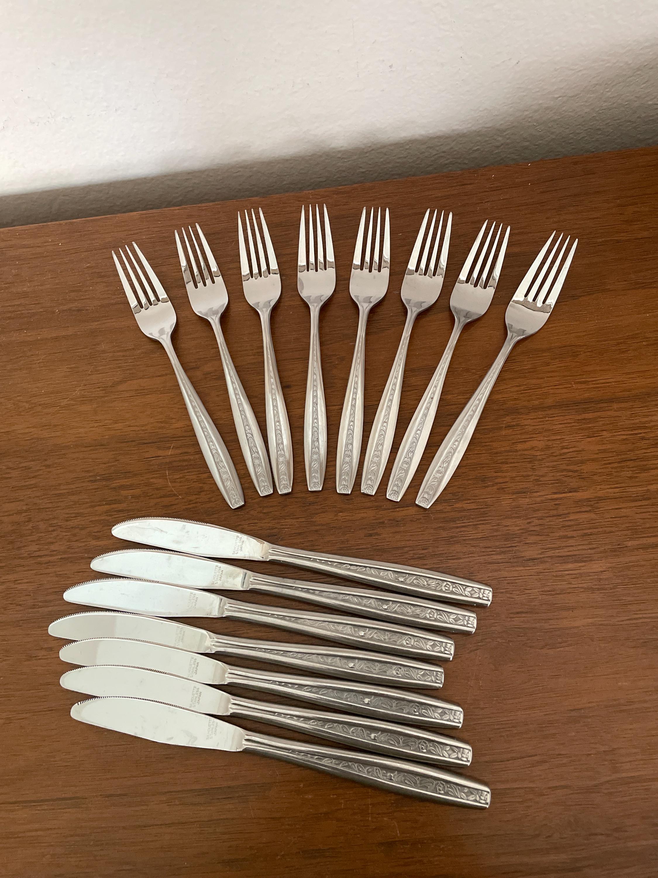 60's Stainless Flatware - Etsy