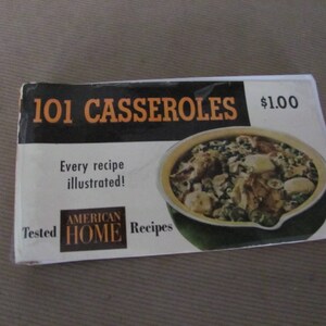 101 Casseroles Cookbook - Etsy