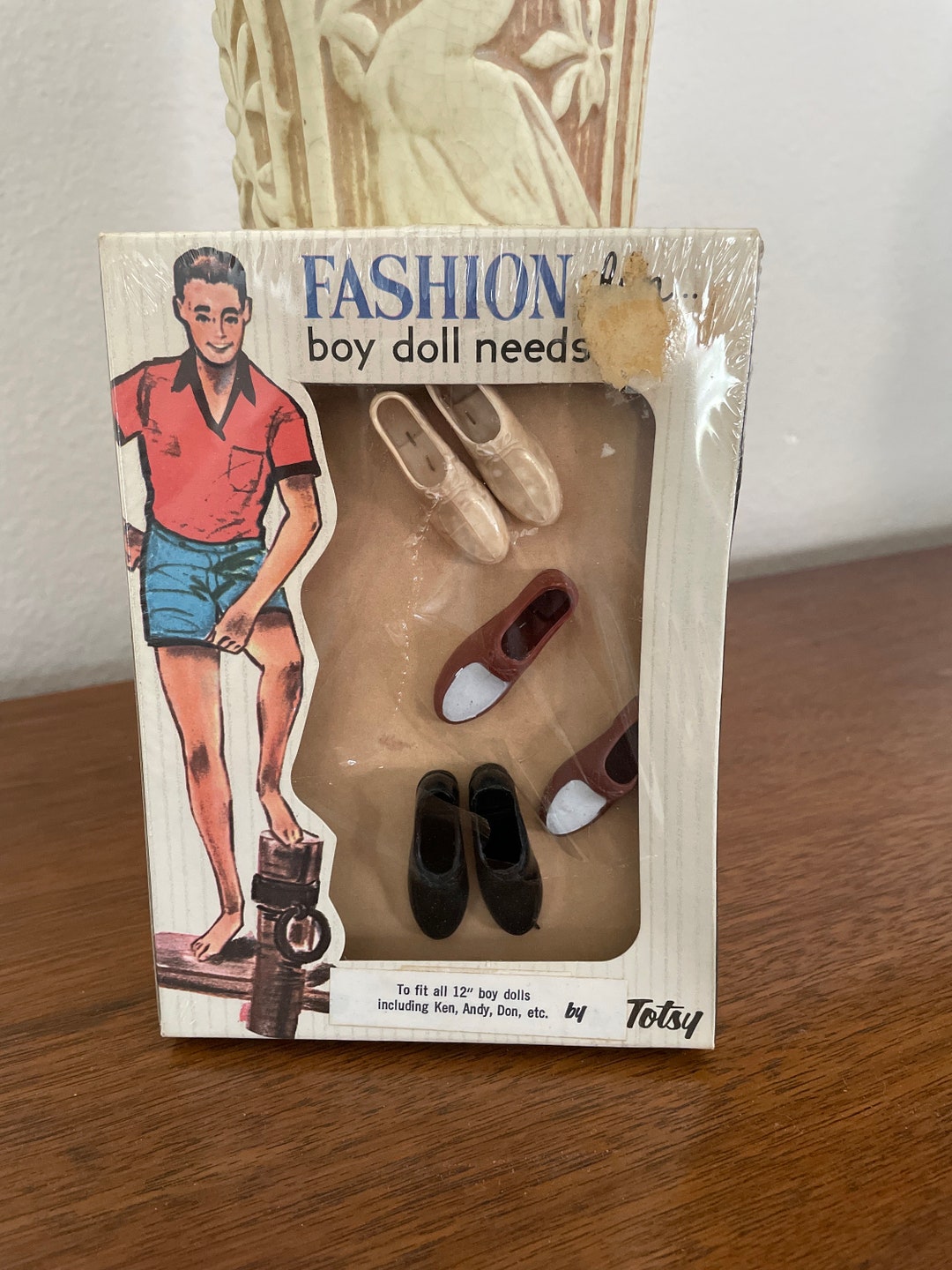 Vintage Ken Doll Shoes 1960's Totsy Fashion Fun Boy Doll Etsy