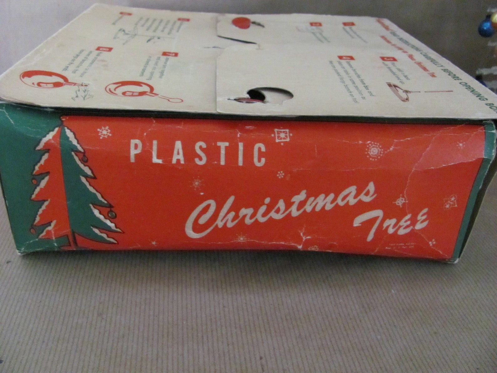 Vintage Plastic Christmas Tree 