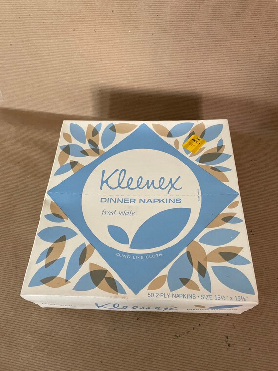Vintage Kleenex NOS Napkins 1960's Kleenex Dinner Etsy