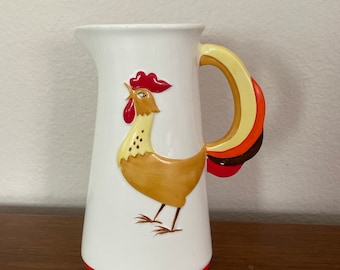 Holt Howard Coq Rouge, Rooster Napkin Holder 1960, W/ Sticker