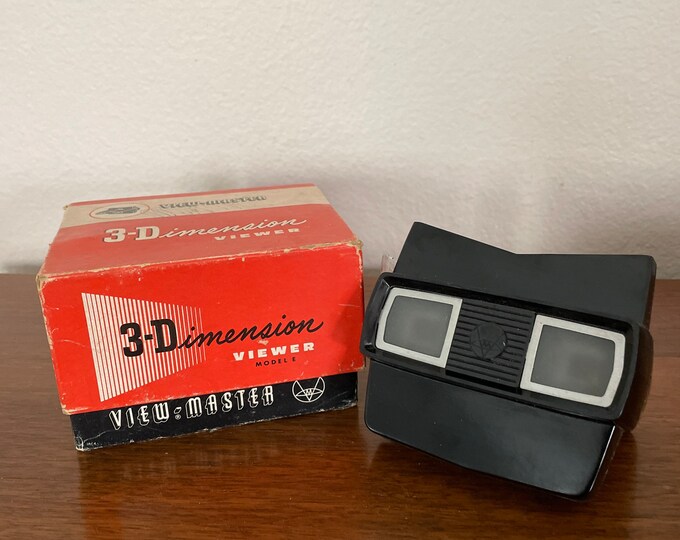 Viewmaster Model E Vintage Viewmaster, 1950's View-master 3-dimensional Viewer, Model E ...