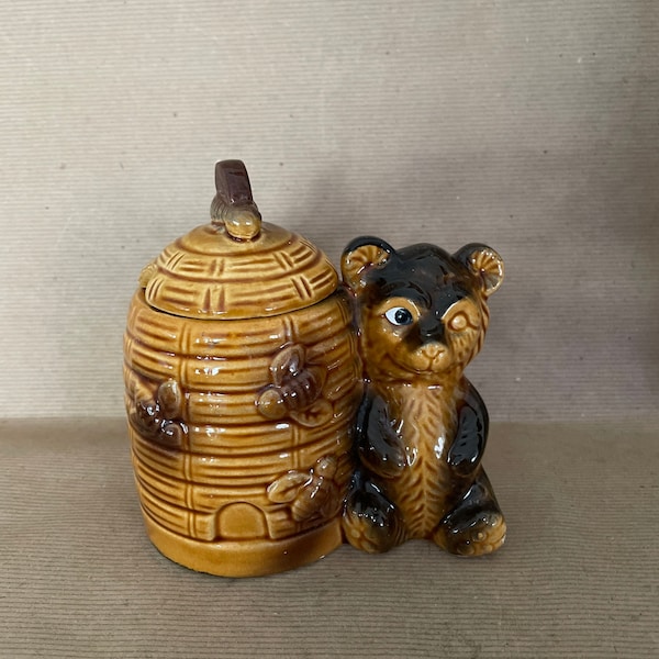 Ceramic Honey Jar Etsy