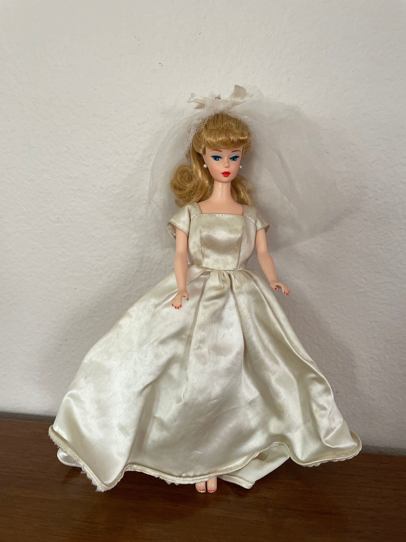 Vintage Barbie Wedding Dress 1960's Vintage Handmade - Etsy