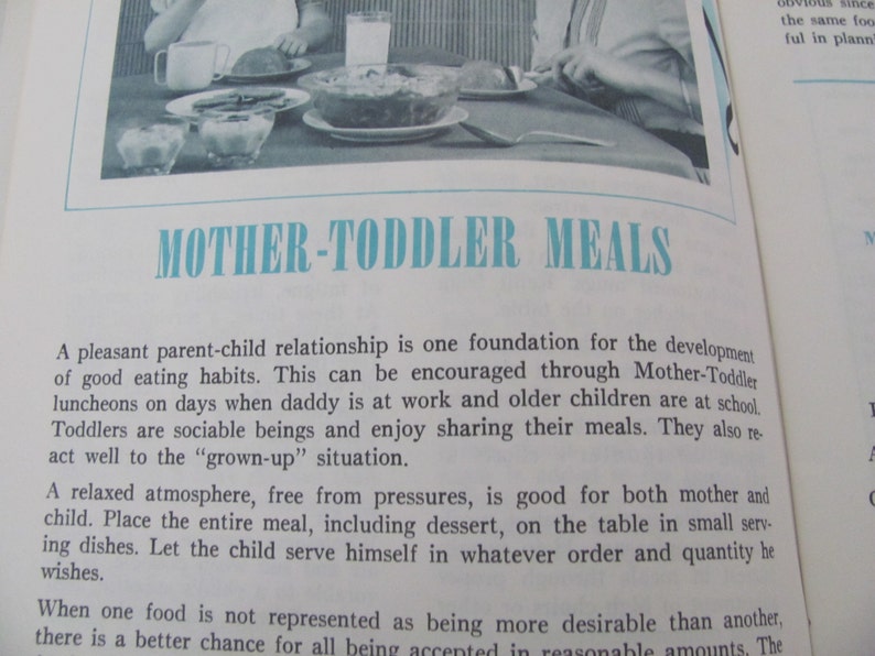 1960/'s Gerber/'s Recipes for Toddlers Baby Recipe Booklet Mid Century Paper Vintage Baby Recipes