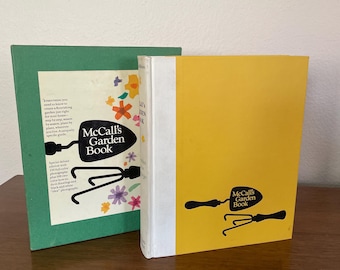 Vintage Gardening Book, 1960's McCall's Garden Book, Deluxe Edition, Vintage How To Garden, Mid Century Decor