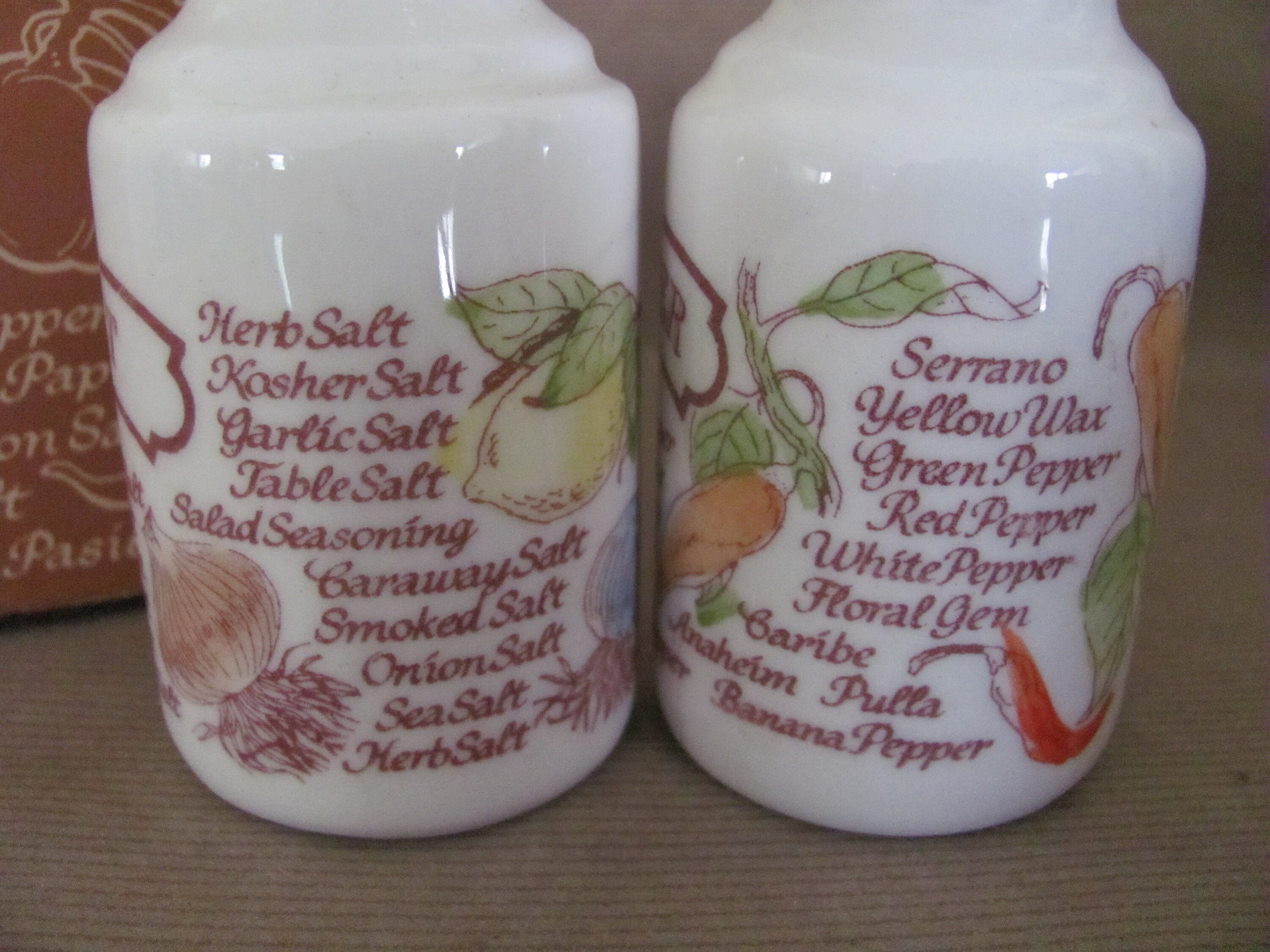 Vintage Avon Salt and Pepper Shakers 1980's Avon Country Etsy