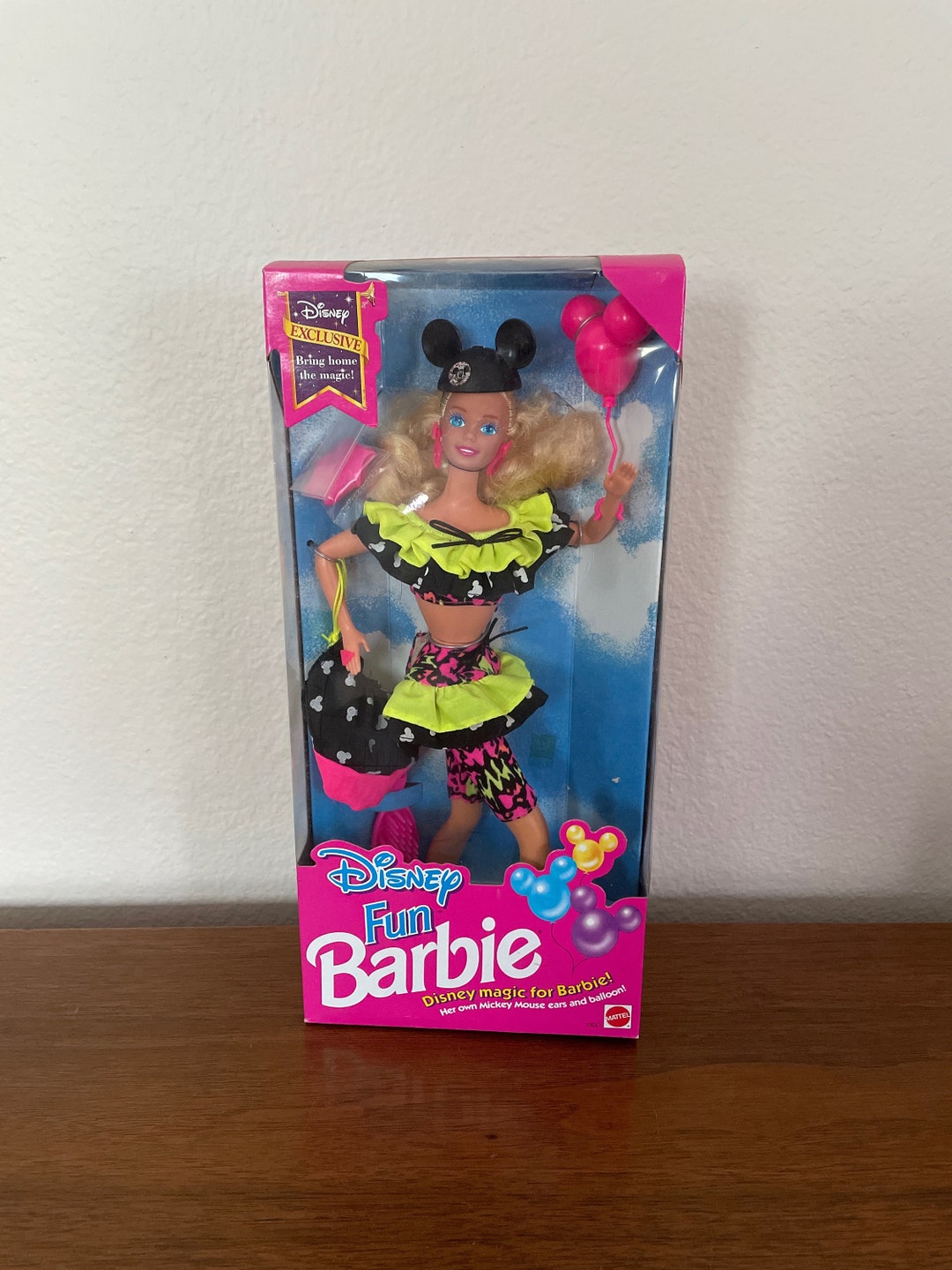 Vintage Disney Barbie Doll, 1990's Disney Fun Barbie Doll, First in the