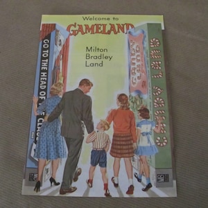 Vintage Milton Bradley Game Reference, 1960's Milton Bradley Gameland Board Game Catalog, Collectible Toy Booklet