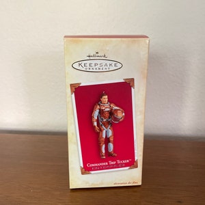 Collectible Star Trek Hallmark Keepsake Ornament, Commander Trip Tucker, Star Trek Enterprise Ornament
