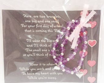 First Day Of School Mommy & Me Bracelets