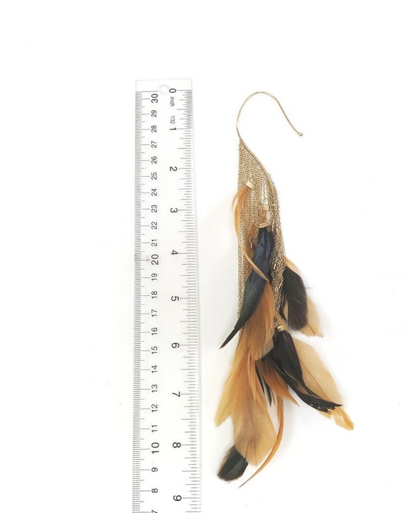 Single Dangling Feather Ear Wrap - image 6
