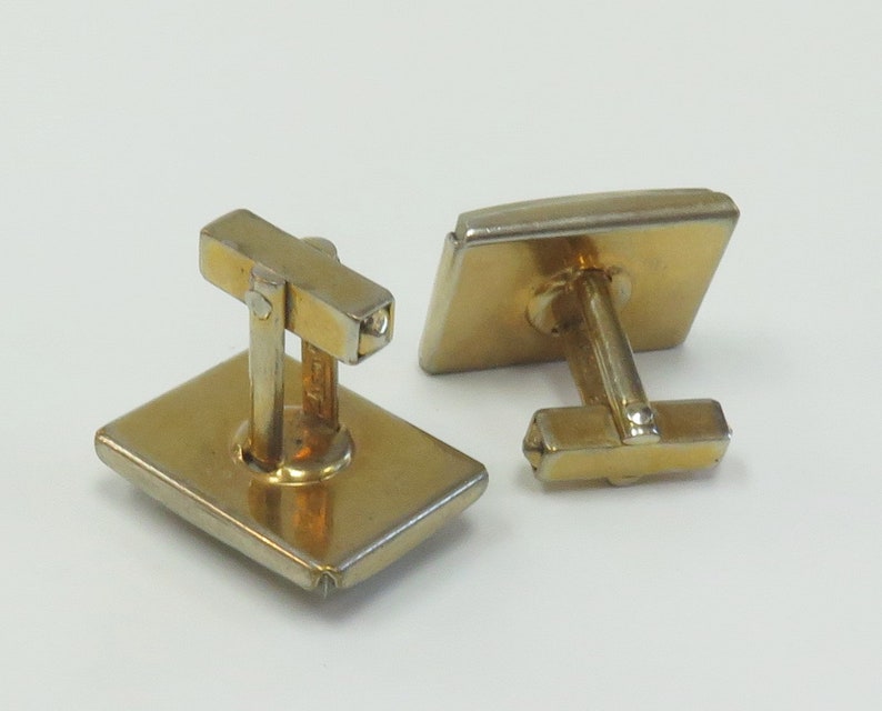 Horse Cuff Links Horse Racing Equestrian Vintage 1940s Anson Reverse Carved Intaglio Mens