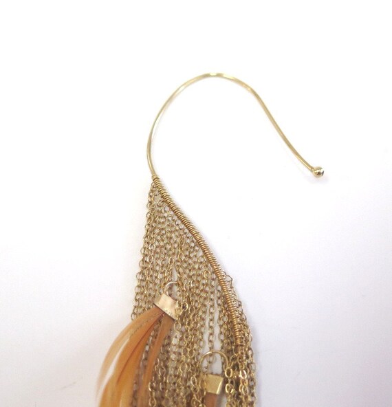 Single Dangling Feather Ear Wrap - image 5